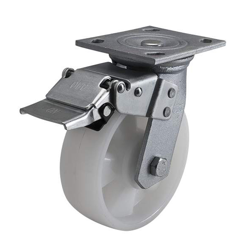 EDL Heavy 6'' 420kg Plate Iron Dual Brake TPA Caster 73126L-736-26