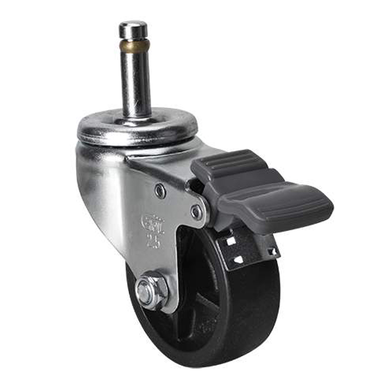 EDL Light 2.5'' 70kg Stem Brake PO Caster 361625H-3325-03