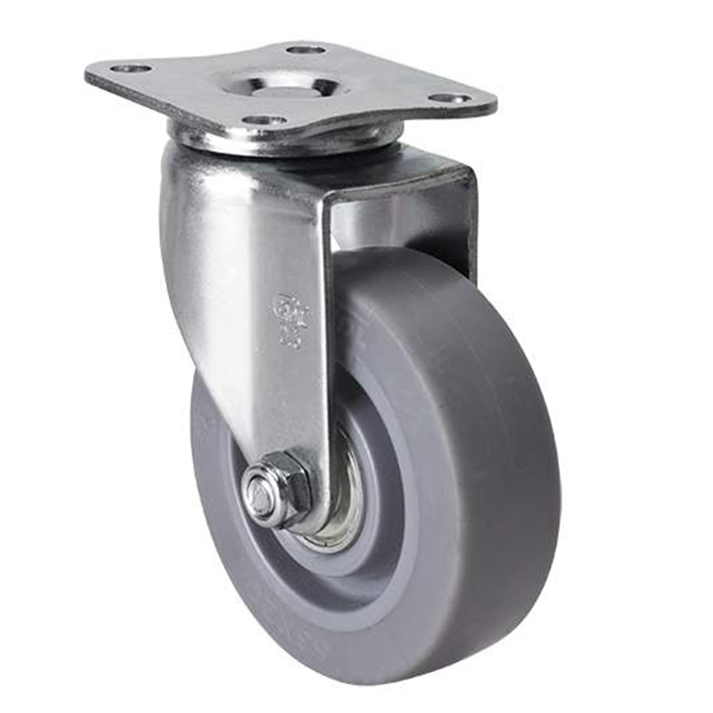 EDL Mini 2.5'' 35kg Plate Swivel TPE Caster 261125-2625-56