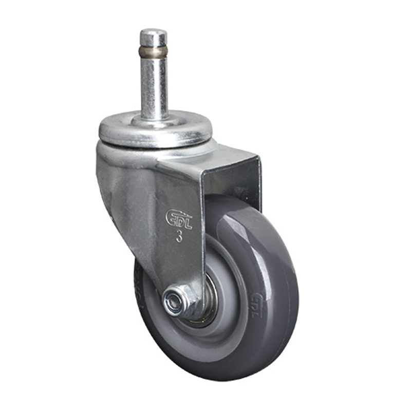 EDL Light 3'' 80kg Stem Swivel PU caster 36153-363-76