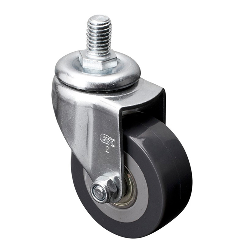 EDL Mini 2'' 40kg Threaded Swivel PU Caster 26132-262-76