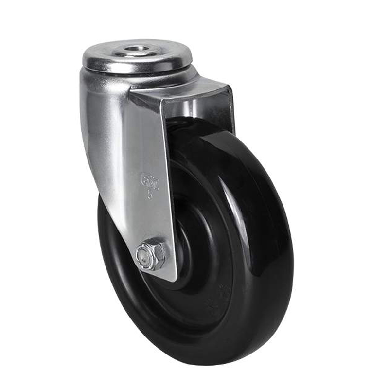 EDL Medium 5'' 120Kg Bolt Hole Swivel PU Caster50175-505-65