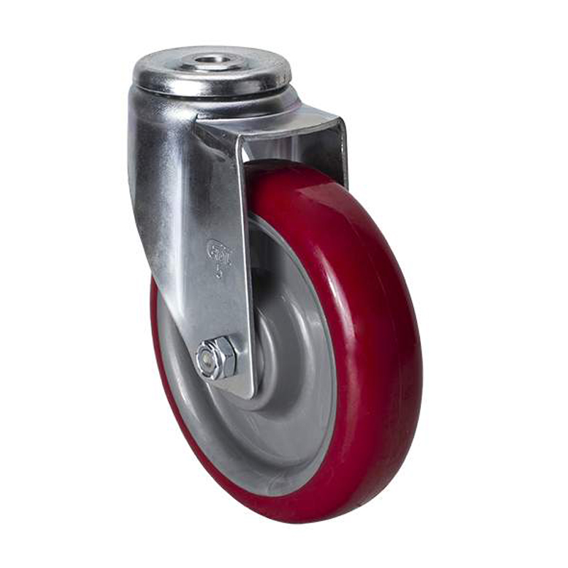 EDL Medium 5'' 150Kg Bolt Hole Swivel TPU Caster50175-505-86