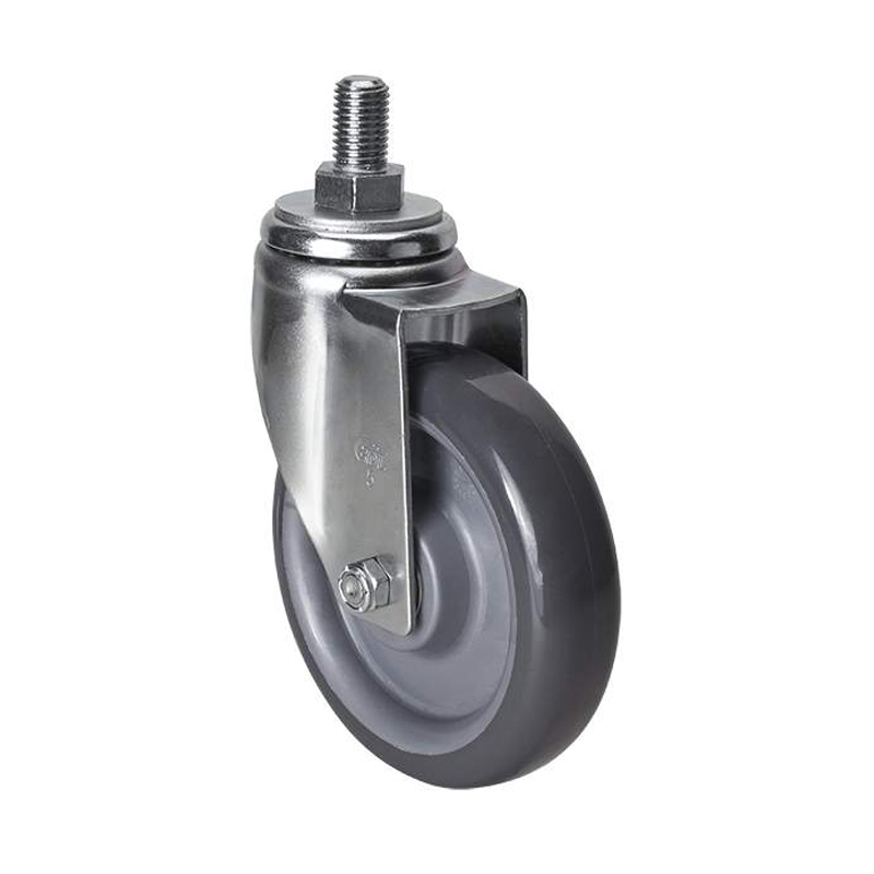 EDL Medium 5'' 150Kg Threaded Swivel PU Caster 50135-505-76