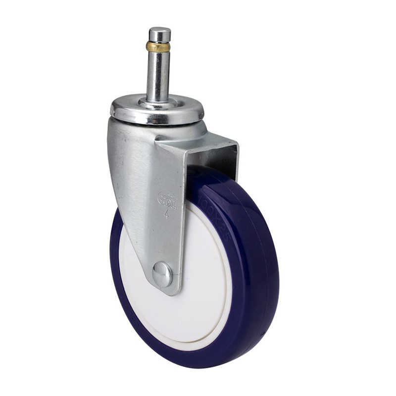 EDL Light 4" 80kg Stem Swivel TPU Caster 37154-374-87