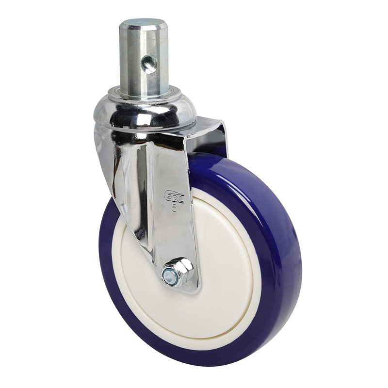 EDL Medium 5'' 130Kg Stem Swivel TPU Caster 57255-575-87