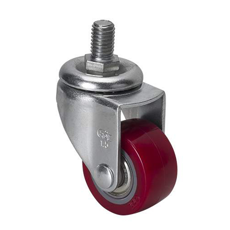 EDL Mini 1.5'' 40kg Threaded Swivel TPU Caster 261315-2615-86