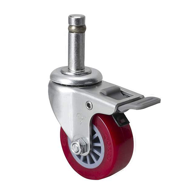 EDL Mini 2" 35Kg Stem Brake TPU Caster 26162H-262-83