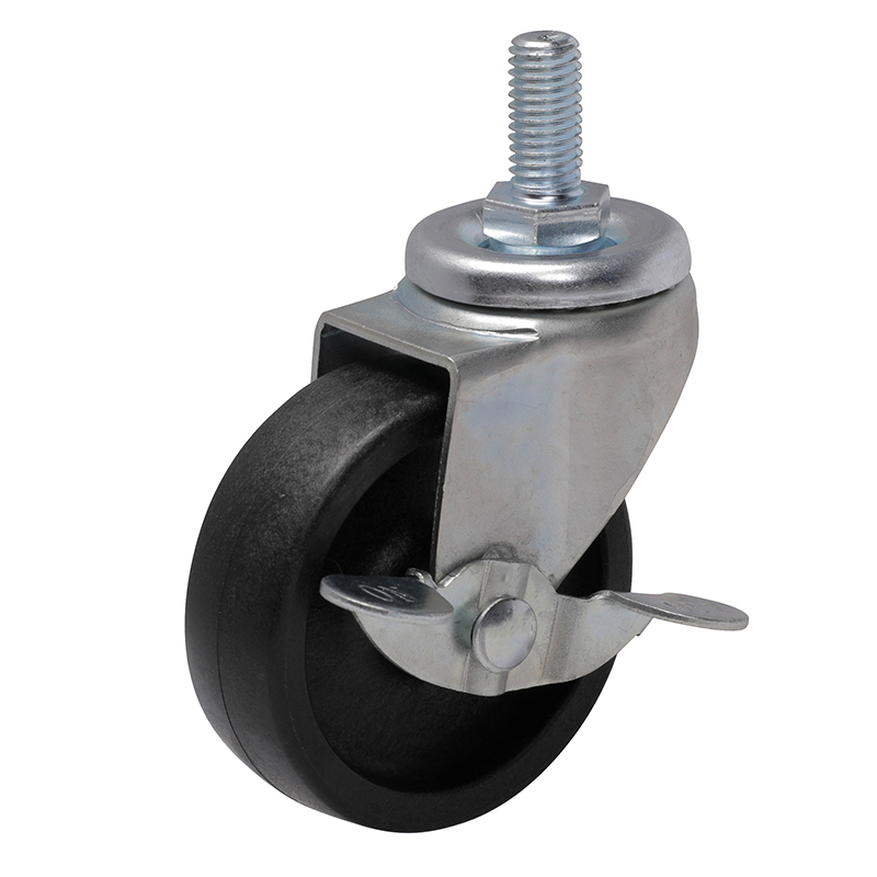 EDL Light 3'' 70kg Threaded Axle Brake PO Caster 33143A-363-02/A