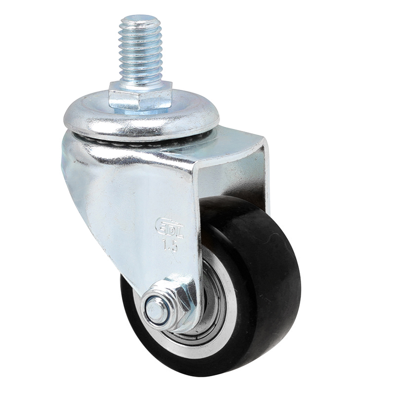 EDL Anti-electrostatic1.5'' 40kg Threaded Swivel TPU Caster 261315-A2615-86A