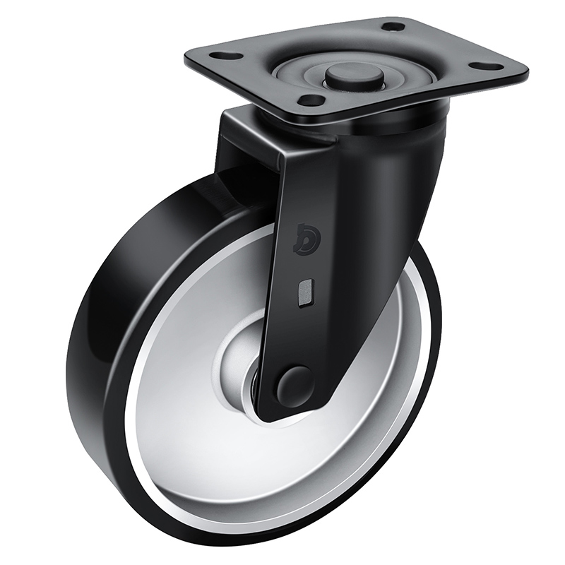 JARABO High-powered Medium 6" 300kg Plate Swivel TPU Caster J64516-A646-86A