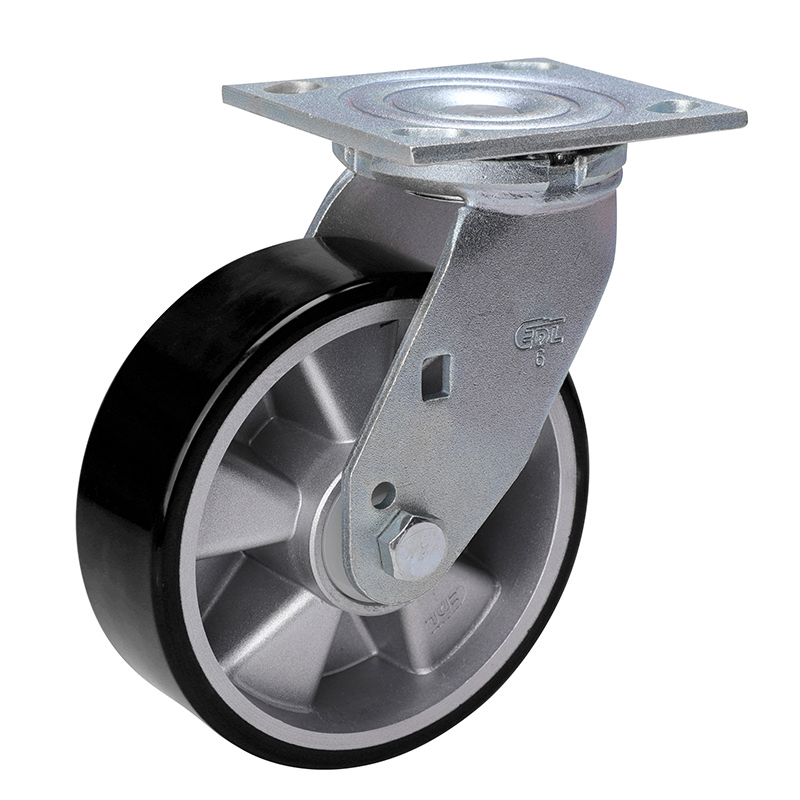 EDL Anti-electrostatic Heavy 6'' 460kg Plate Swivel TPU Caster73116-A736-86A