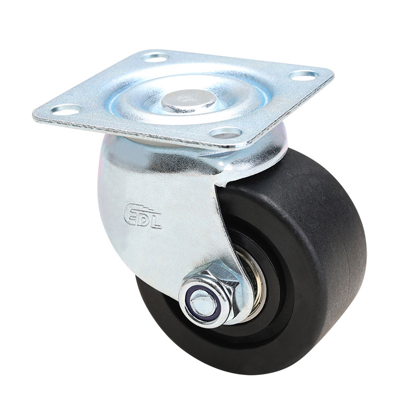 EDL Low Gravity 2.5" 300kg Plate Swivel PA Machine Caster M411125-M4125-16