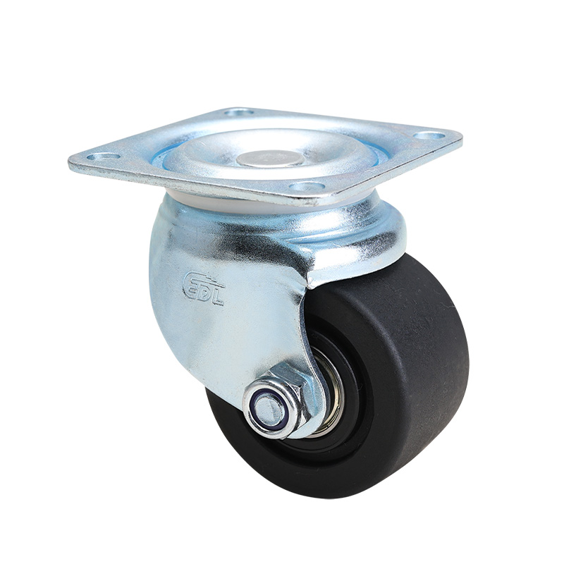 EDL Low Gravity 2.5"450kg Plate Swivel PA Machine Caster M431125-M4325-16