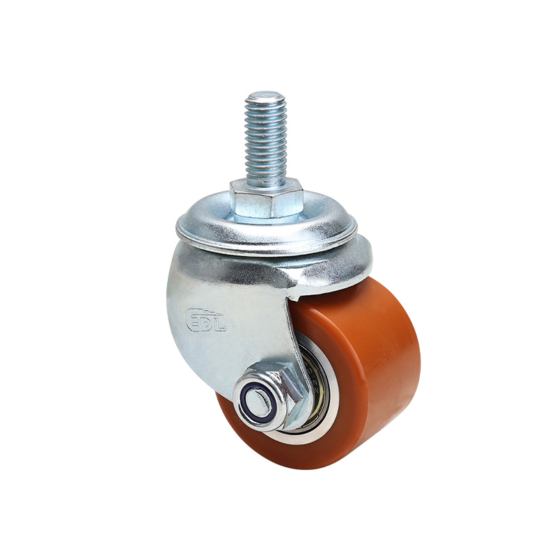 EDL Low Gravity 2"250kg Threaded Swivel TPU Machine Caster M41132-M412-86A