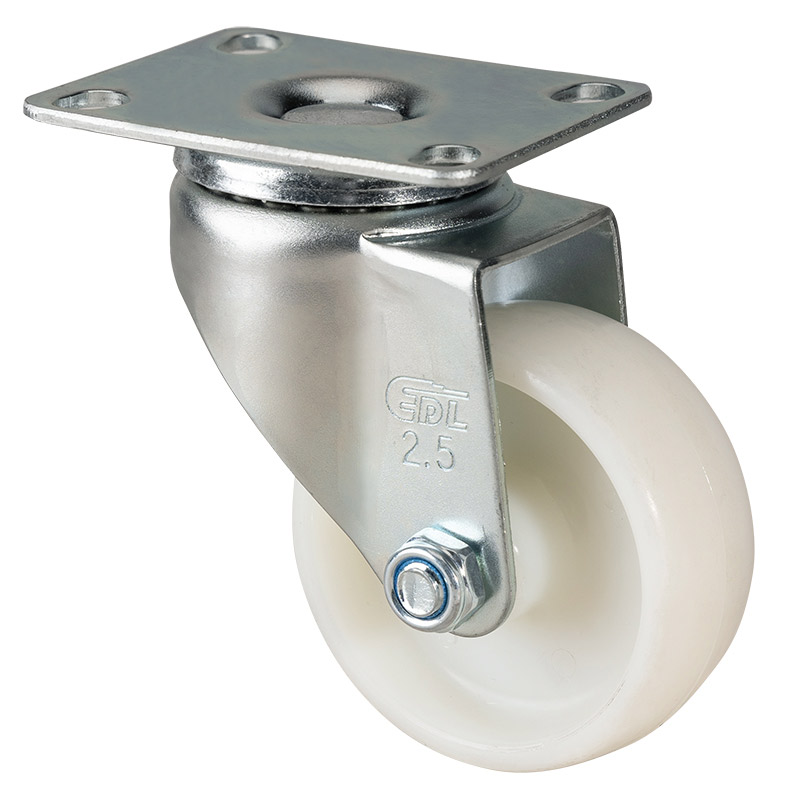 EDL Light 2.5'' 80kg Plate Swivel TPA Caster 361125-3625-23