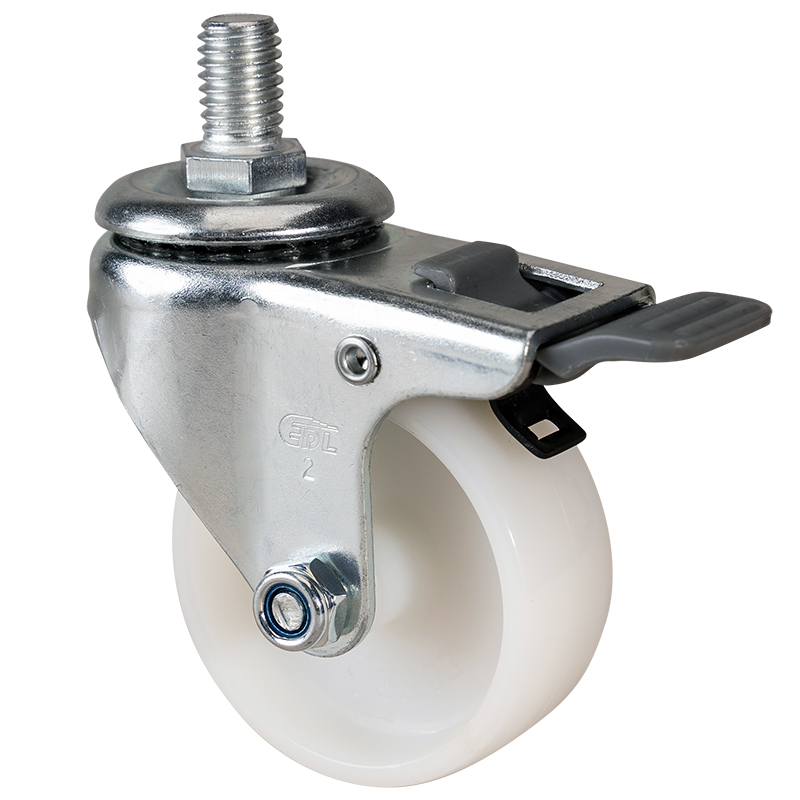 EDL Mini 2" 40Kg Threaded Brake TPA Caster 26142H-262-23